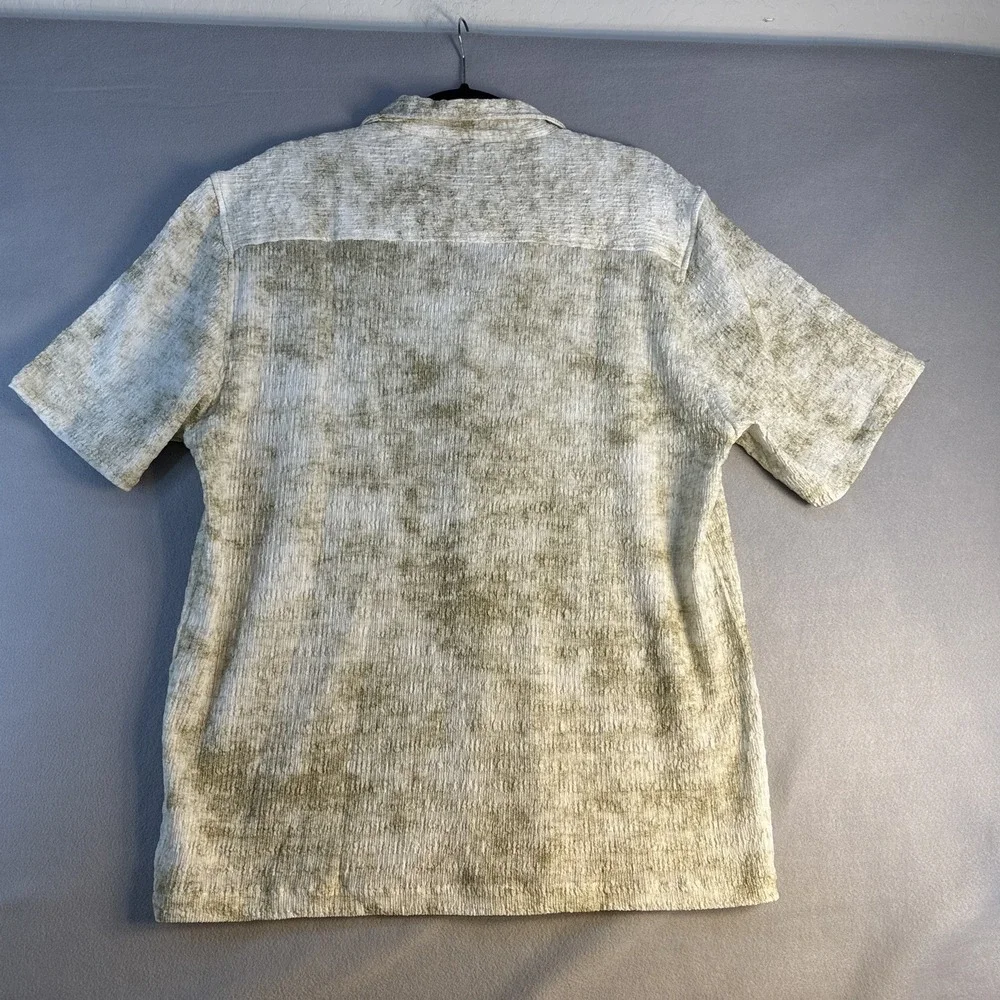Ember & Stone Button Down Shirt, Size‎ Medium, Textured, Button-Down